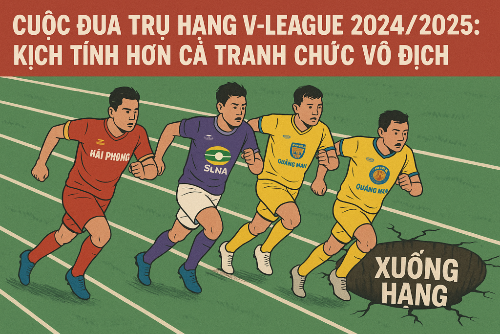 Cuộc Đua Trụ Hạng V-League 2024/2025: Kịch Tính Hơn Cả Tranh Chức Vô Địch